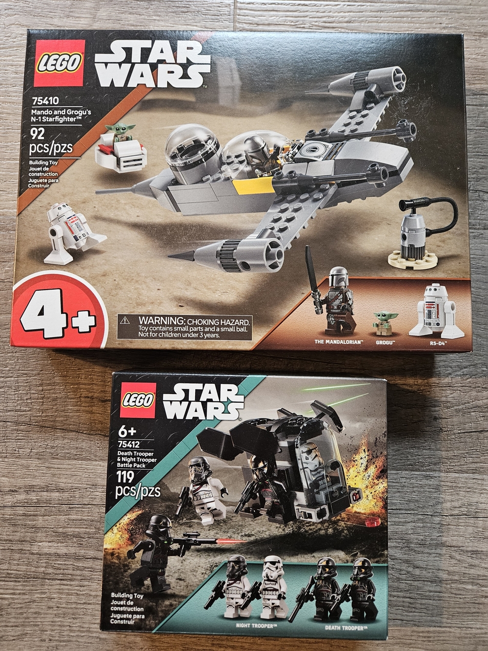 Lego Star Wars Gray, Black & White N-1 Starfighter and Trooper Battle Pack